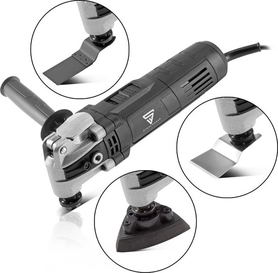 STAHLWERK Oscillerend accu multifunctioneel gereedschap OMTB-20 ST met 900 Watt, 10.500-20.000 tpm en 20 V accusysteem, Deltaschuurmachine/Oscillerend gereedschap