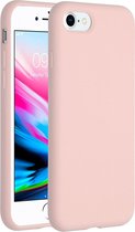 Mobiq Liquid Silicone Case iPhone SE (2022 / 2020) | iPhone 8 | iPhone 7 | Siliconen Back cover | Stootvast en Flexibel | Hippe kleuren | Bumper hoesje voor Apple iPhone SE (2022 / 2020) / 8 