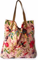 Imbarro Home & Fashion Shopper Tas Paradise Ecru Velours