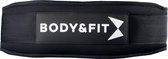 Body & Fit Lifting Belt - Riem voor Krachttraining - Bodybuild Riem - Gewichthef Band - Rug Ondersteuning - Maat L (115 x 13.5 cm)
