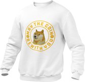 Crypto Kleding - May The Coin Be With You - Dogecoin- Trui/Sweater