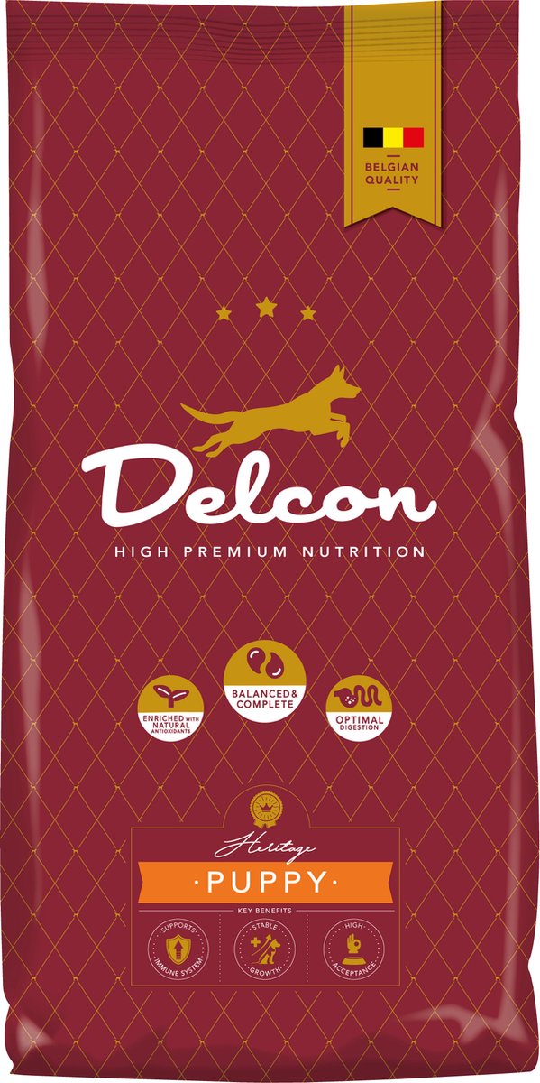 Delcon Hondenvoer Kip Puppy - 12kg - Hondenbrokken