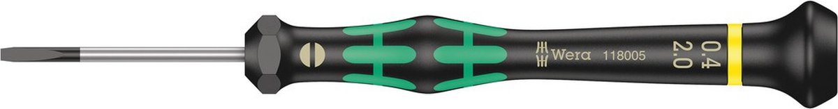 Wera Micro schroevendraaier SL 0,4x20x40 mm - 05118005001