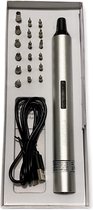 VMaster Draadloze Elektrische Schroevendraaier 3.6v - WOW Stick - Elektrisch Gereedschap - 1.300 mAh Oplaadbare Lithiumbatterij - Mini Draagbare USB Elektrische Schroevendraaier - 17-bits Rep