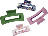 Ellastiek - Haarclips - Haarspeld Dames - Haarklemmen set - 4 stuks