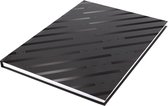 Kangaro dummyboek - A4 - zwart met design - 160 blanco pagina's - 140 grams papier - hard cover - K5584