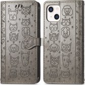 iPhone 13 - Flipcover hoes, case, bookcase - TPU - Dieren