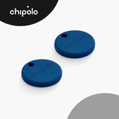 Chipolo One Ocean Edition - Bluetooth GPS Tracker - Keyfinder Sleutelvinder - 2-Pack - Marine Blauw