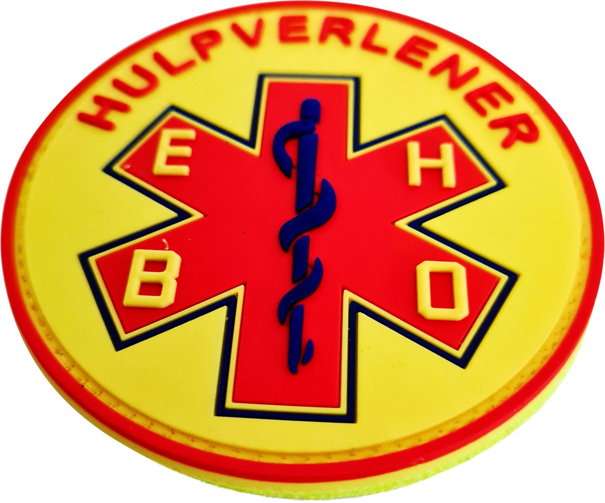 3D PVC patch HULPVERLENER EHBO