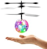 Flying Ball Crystal - Aircraft- Zwevende Heli disco Ball - Vliegende Ball Infrarood Inductie Kristal - Led licht Speelgoed Usb Oplaadbaar voor kinderen Verjaardag Kerstcadeaus