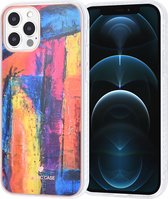 UNIQ Classic Case iPhone 12 - 12 Pro TPU Backcover hoesje - Graffiti Art