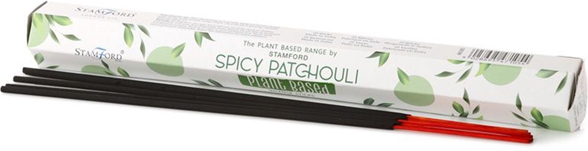 Plantaardige Wierook stokjes - Kruidige Patchouli - Milieu vriendelijk - Handgerold
