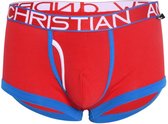 Andrew Christian Fly Tagless Boxer w/ Almost Naked Rood - MAAT M - Heren Ondergoed - Boxershort voor Man - Mannen Boxershort