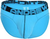 Andrew Christian Happy Brief w/ Almost Naked Blauw - MAAT L - Heren Ondergoed - Slip voor Man - Mannen Slip