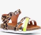 Blue Box meisjes sandalen met luipaardprint - Bruin - Maat 23