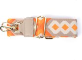 Schouderband-bagstrap-tashengsel-leer-verstelbaar-sac16-tapijt-taupe-oranje