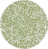 Walljar - William Morris - Willow - Muurdecoratie - Dibond wandcirkel