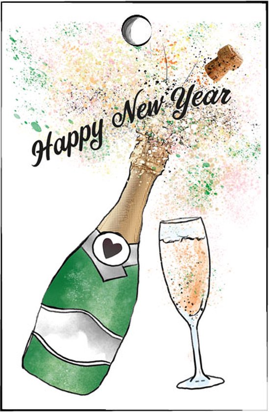  Carte cadeau  - Imprimer - Bonne année (Champagne):  Gift Cards