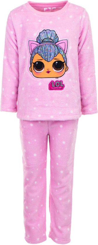 Pyjama enfant - LOL Surprise - Polaire - Rose - Taille 98/104 | bol.com