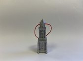 Kersthanger Lebuinuskerk Deventer 3D geprint - Zilver