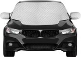 QcoQce voorruit dekking, voorruit dekking auto voorruit met zijspiegel dekking winter magnetische vorst voor auto/SUVS(145×118cm)