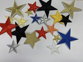 Akyol - Strijkembleem leuke patches (20) - stof en strijk embleem Applicatie - Geborduurd - Kleding - Badges - Schooltas - Strijkletters - Strijk Embleem - Kleding - Kind - Kindere