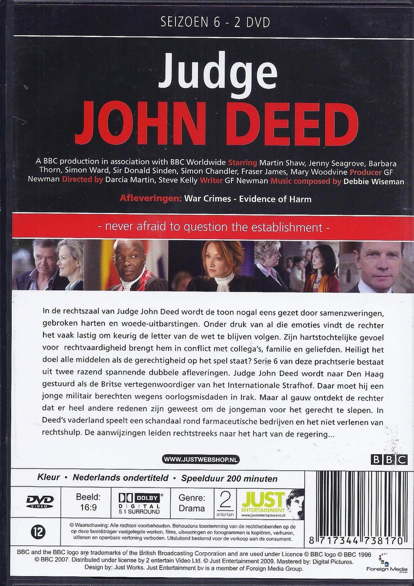 Judge John Deed Series 6 (Dvd), Barbara Thorn | Dvd's | bol.com