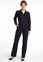 Zwarte Broek/Pantalon van Je m'appelle - Dames - Travelstof - Maat L - 3 maten beschikbaar