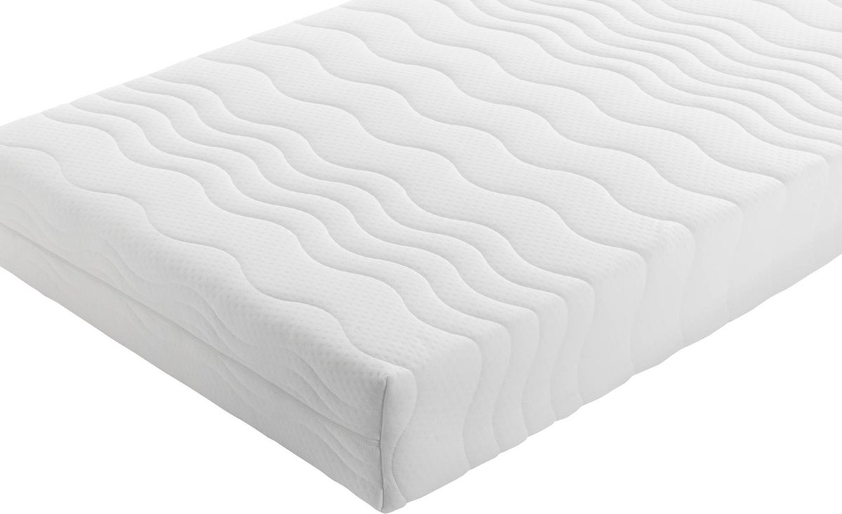 Qualitybed 140x200x20 Koudschuim Matras Hotelkwaliteit -20cm- SCHERP GEPRIJSD!!! Wit