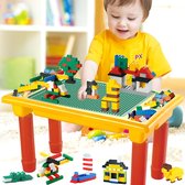 Kidsly Speeltafel | Bouwtafel en bureau | Kindertafel | Speeltafel voor kinderen | Multifunctioneel | Inclusief 200 blokken