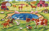 BORDUURPAKKET MORNING ON THE FARM - PANNA - 7218 -telpatroon om zelf te borduren