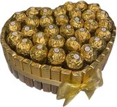Love gold - Chocolade in vorm van een hart - Ferrero - Chocolade cadeau