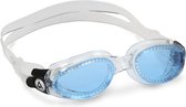 Aquasphere Kaiman Zwembril Volwassenen Blue Lens Transparant
