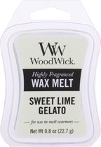 WoodWick - Sweet Lime Gelato Wax Melt 12 stuks