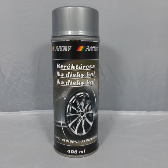 Motip - Acryllak voor herstel van stalen- en lichtmetalen velgen - 400ml