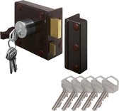Lips oplegslot 1753-1 DIN LINKS met 5 sleutels - Draairichting 1 - Doornmaat 50mm