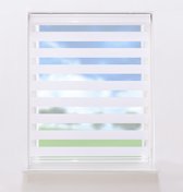 Duo Rolgordijn Op Maat Gemaakt - Wit - 129x175cm.