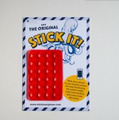Stickit Rood - Zuignapsticker - Stick it - Telefoon Plakhoesje - Zuignap Sticker Telefoon Sticker - BlueBir
