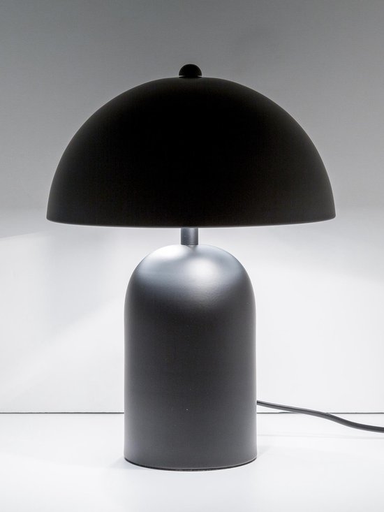 Lampe de bureau Petite lampe de table rétro Walter en veilleuse noire | bol
