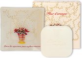 Fragonard Soaps & Shower Fleur D'Oranger L' Herbier Magique Perfumed Soap and Dish Pakket 1Pakket