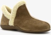 Hush Puppies hoge gevoerde dames pantoffels - Bruin - Maat 39 - Sloffen