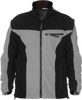 Hydrowear  Kingston Fleece Jacket - Afritsbare Mouwen – Zwart/Grijs maat XL – Werktrui