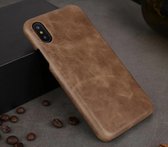 Telefoonhoesje - Cognac Leder/leer - Iphone XR - Premium kwaliteit