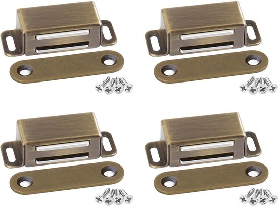 MagnetSnapper - Fermeture magnétique Zinaps 4 pièces 10kg Aimant de porte à  tirer... | bol.com