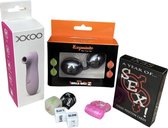 Sex Toy Set Essentials - Erotische geschenkset - Pleasure Box 5-delig - mini Vibrator - Sex Cards Game - Vibrerende Cockring - Erotische Dobbelstenen - Sex Balls