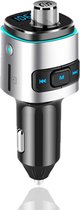 Bee's FM Transmitter - Bluetooth FM Transmitter - Bluetooth Receiver - Auto Oplader - Bluetooth Auto - Zilver LED