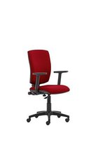 Bureaustoel - Kangaro Sierra - Zitcomfort - Verstelbaar - Rood