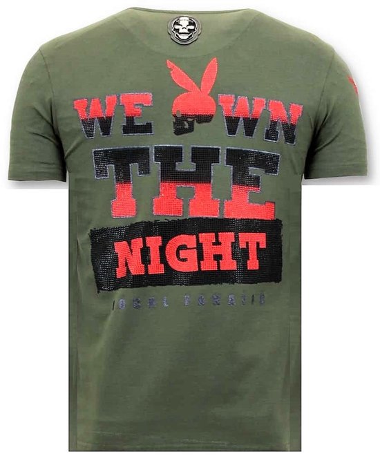 T-shirt Local Fanatic Tough Men - The Playtoy Mansion - Vert - Tailles : L