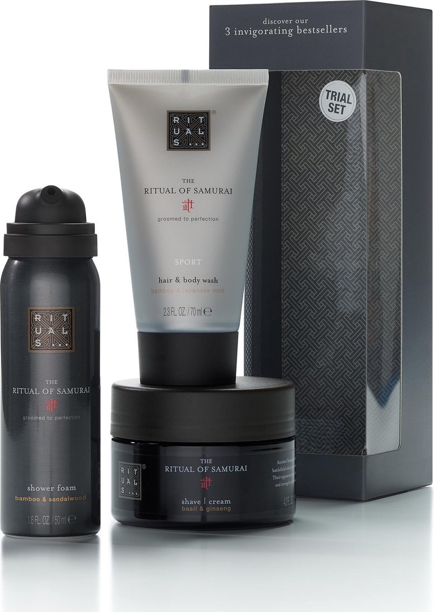 Set - The Ritual of Samurai Medium Gift Set (sh/gel/ 200ml*2 + f