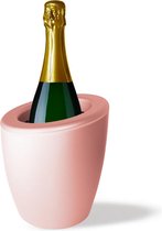 DEMI Metallic - Design Champagnekoeler / Wijnkoeler - Italian Design - Zonder ijs, met Ice Packs - Roségoud